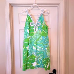 💚 Lilly Pulitzer Tessa Fronds Green dress - 14